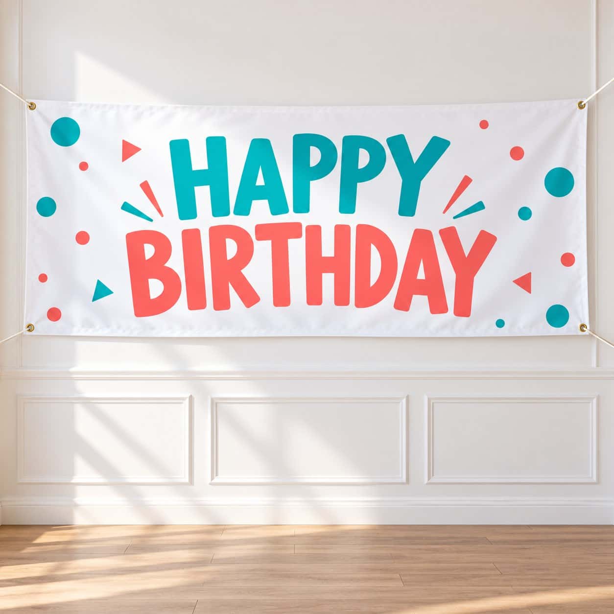 Birthday Banner shown with family celebrations event artwork.