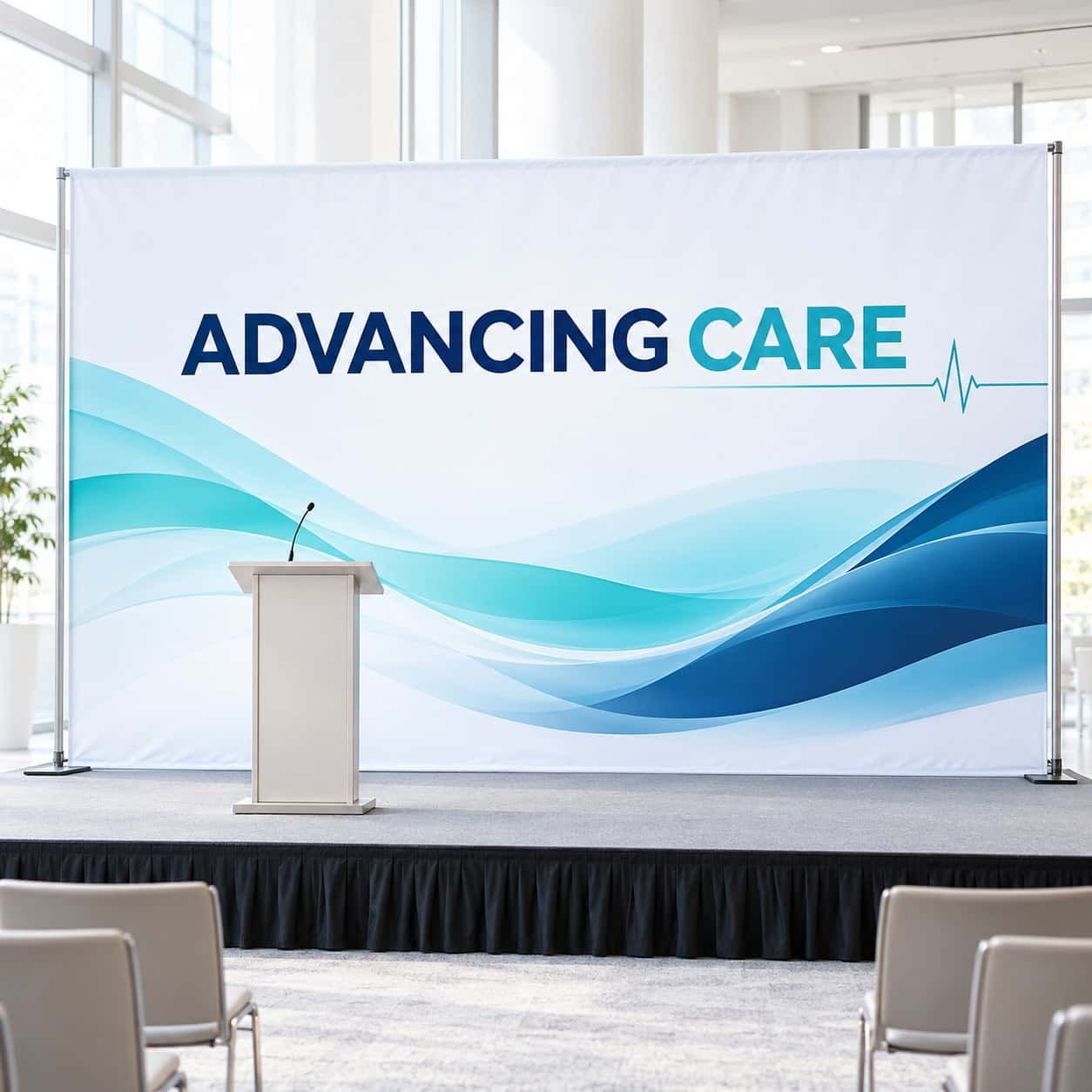 Conference & Seminar Banner shown with medical conferences event artwork.