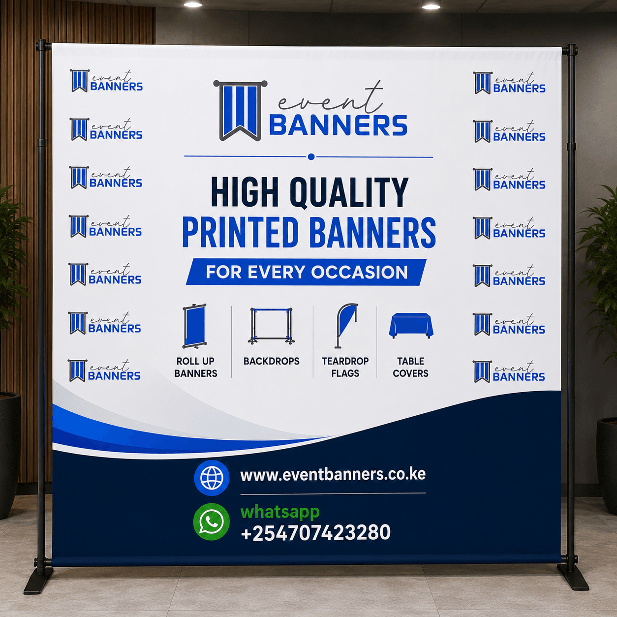 Photo Booth Backdrop & Stand Kit Kenya